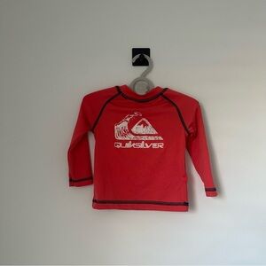 Quiksilver Kids Bright Red Rashguard